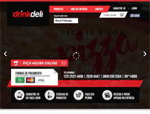 Tablet Screenshot of drinkdeli.com.br